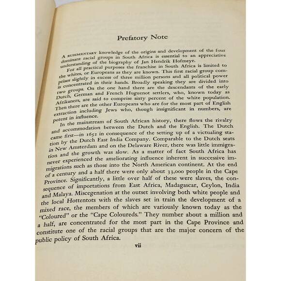 South African Tragedy The Life Times Of Jan Hofmeyer By Alan Paton Vintage 1965 - Picture 10 of 16